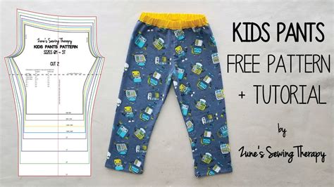 kids pants sewing pattern